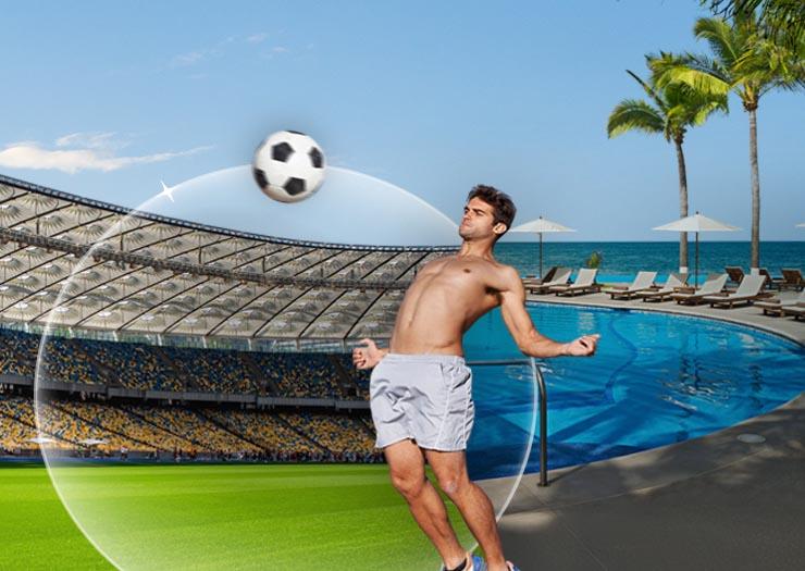 FEEL THE EXCITEMENT OF SOCCER AT KRYSTAL Krystal® Beach Acapulco FEEL THE EXCITEMENT OF SOCCER AT KRYSTAL Krystal® Beach Acapulco