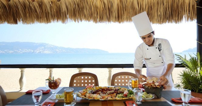 Restaurante La Palapa Hotel Krystal Beach Acapulco Acapulco